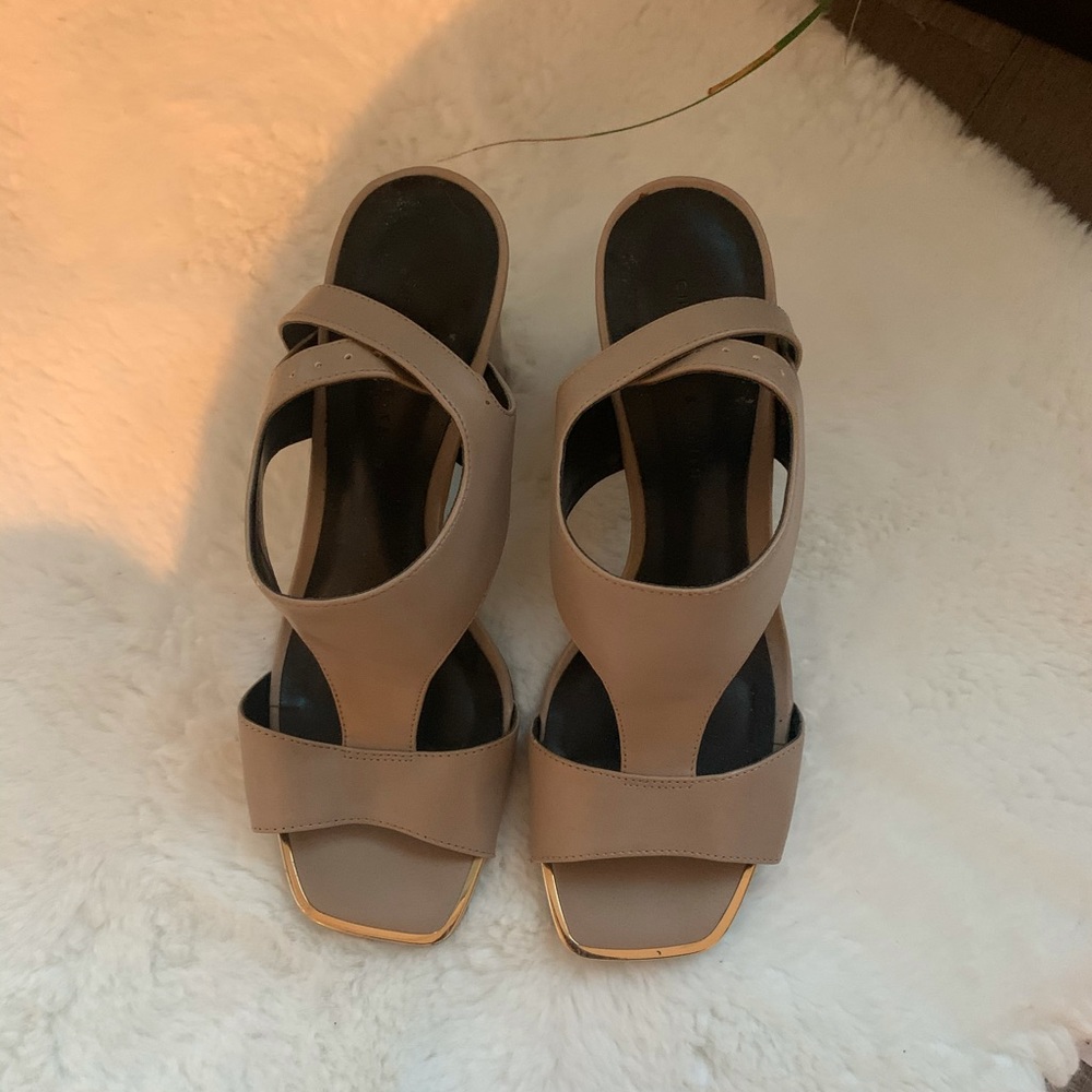 Charles and Keith Block heel shoes